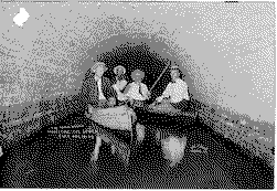 Town Board in boat in Sewers, 1908